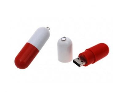 red and white pill usb