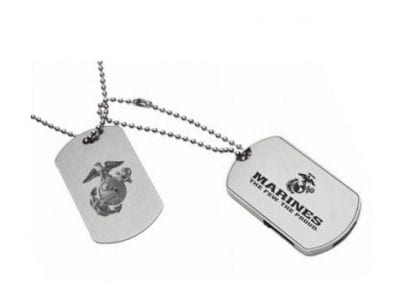 Dog Tag Styled USB