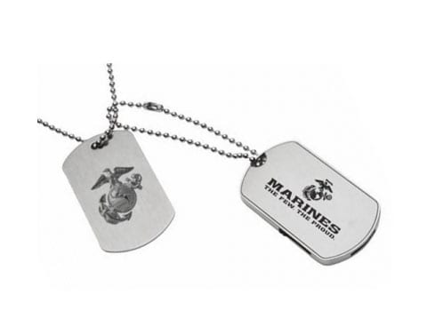 Dog Tag Styled USB