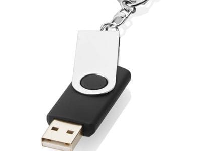 swivel usb stick black