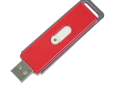rectangular red coloured USB