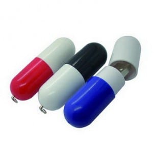 Coloured Bullet style small USB