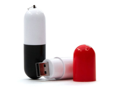 Plastic bullet USB
