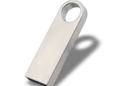 Silver Ultra Thin USB Right Angle Zoom