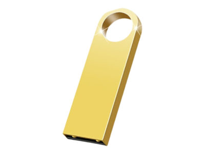Gold Ultra Thin USB Angled