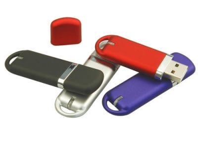 metal rounded usb with eyehole