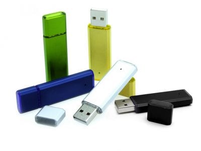 metal coloured usb