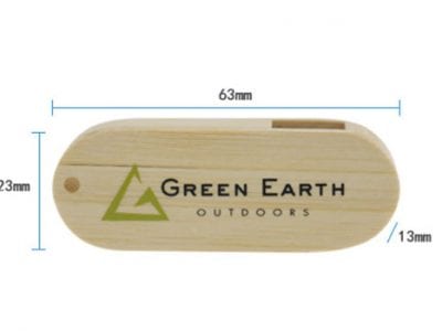 dimensions of wooden usb