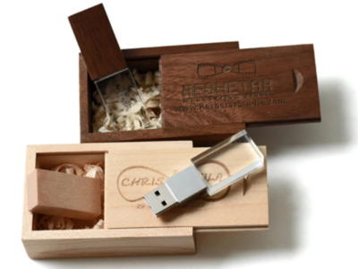 Crystal USB with box
