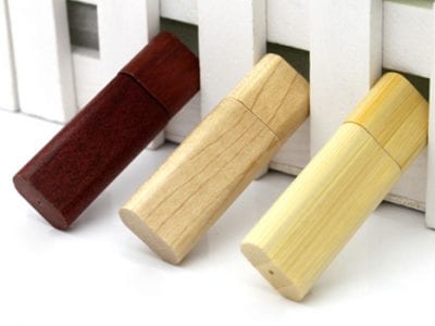 trio wooden usb