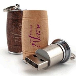 Wooden Barrel Shaped USB