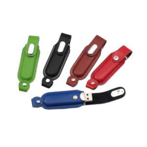 Leather & Silver USB Stick