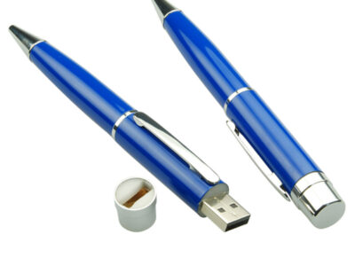 blue stylish pen