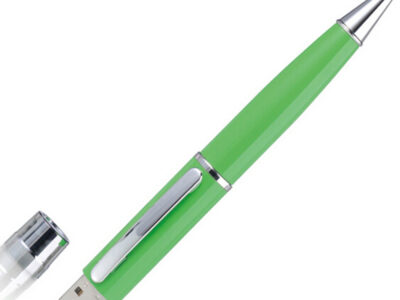 green stylish usb pen