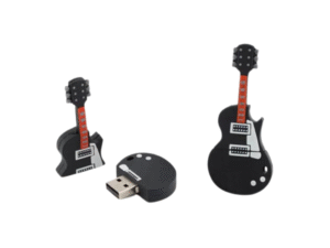guitar usb white background