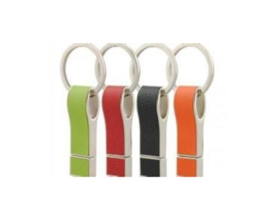 Curved leather USB stick