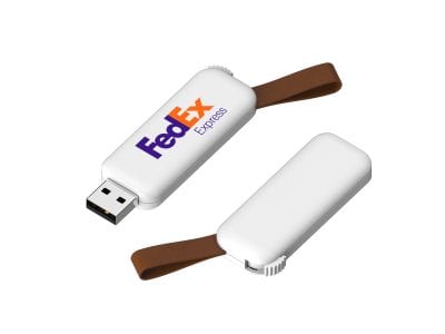 swivel usb with leather strap