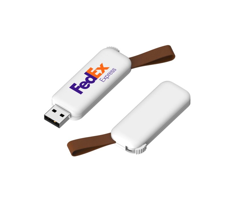 swivel usb with leather strap