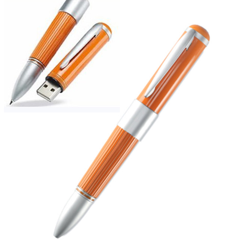 orange usb ball point pen