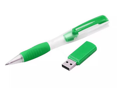 green usb pen