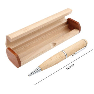 wood usb pen and box