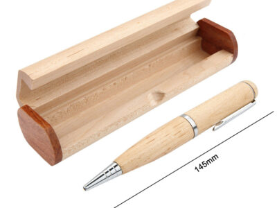 wood usb pen and box
