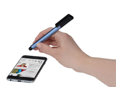 metallic usb pen with stylus