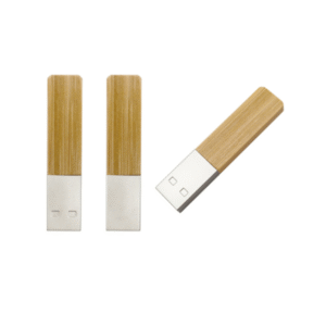 wood and steel usb stick