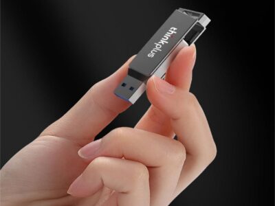Dark Grey and Silver USB 2