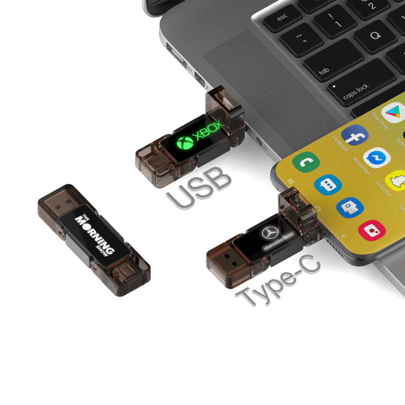 transparent smartphone usb